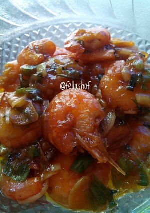 Foto resep Udang asam manis simpel