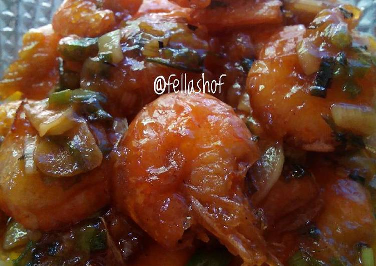 Langkah Mudah untuk Menyiapkan Udang asam manis simpel Anti Gagal