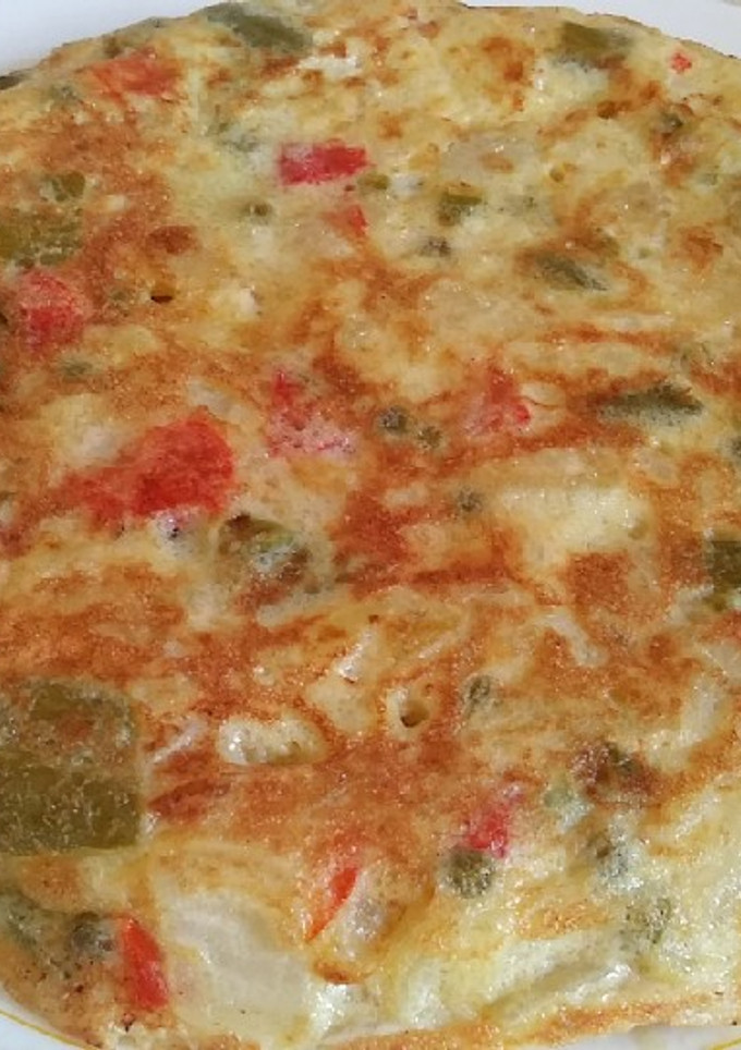 Una foto de Tortilla a la riojana