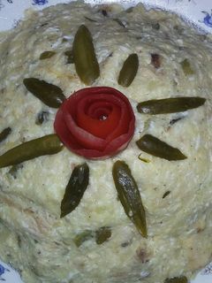 عکسی از دستور سالاد الویه