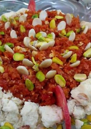 A picture of Gajar ka halwa.