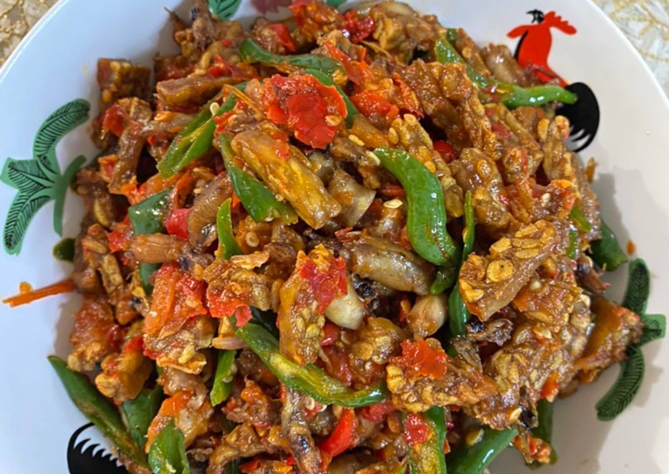 Sambal cumi tempe medan