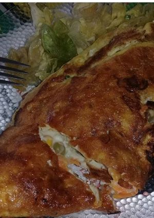 Una foto de Omelette vegetariano