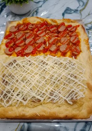 Foto resep Pizza Merah Putih