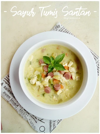 Langkah Gampang Membikin Resep Sayur Tumis Santan yang Lezat Sekali Anti Ribet, Lezat