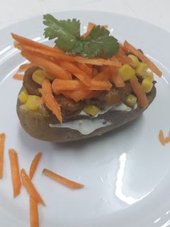 صورة لوصفة بطاطا مشوية