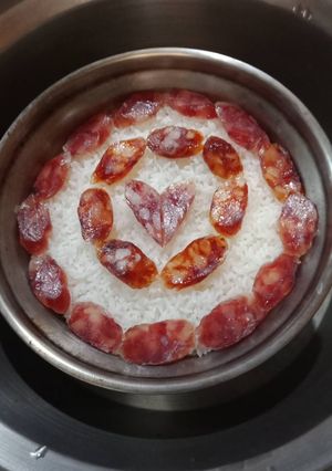 臘腸蒸飯 的食譜成品照片