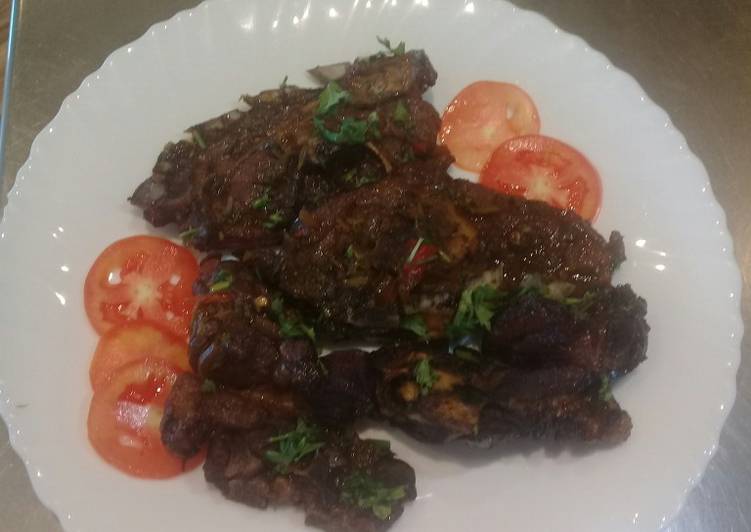 Step-by-Step Guide to Prepare Quick Grilled/ Baked Minty Lamb chops. #AuthorMarathon