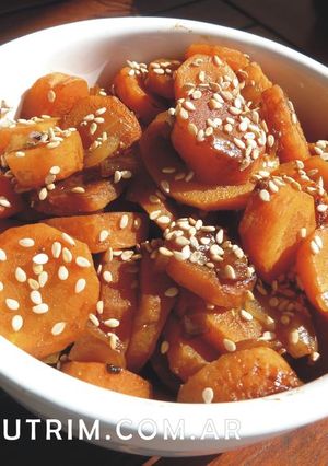 Una foto de Rueditas de Zanahoria - Estilo Oriental