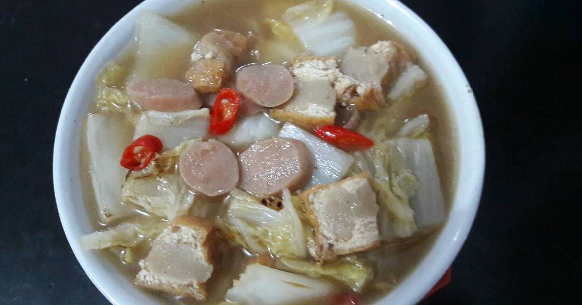 Resep Sawi Putih Cah Sosis Dan Tahu Bakso Oleh Ferry Soehardja Cookpad