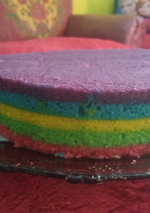 Foto resep Rainbow cake