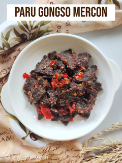 Foto resep Paru Gongso Mercon