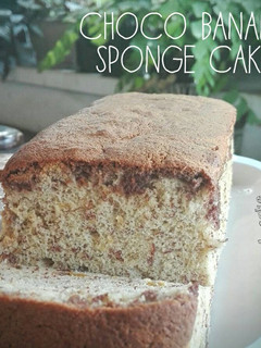 Foto resep Choco Banana Sponge Cake