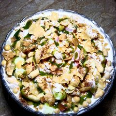 A picture of Dhahi Phulki chaat.