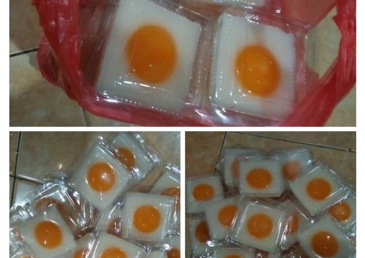 Puding telur mata sapi
