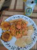 Arroz con Camarones fácil y rápido
