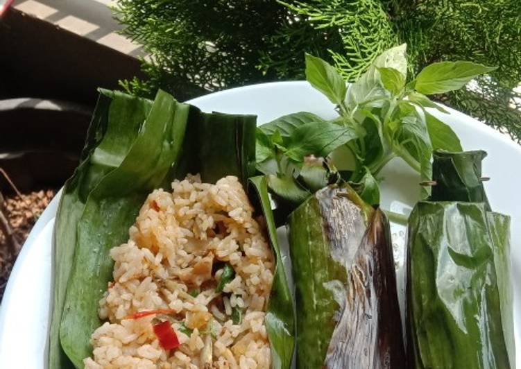 Nasi bakar teri jamur �?�