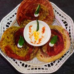 A picture of Millets & Vegetables colourful Paratha.