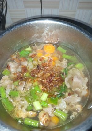 Foto resep Sop daging slice simpel 🥓🍲