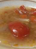 Sopa de pollo suave