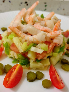 Una foto de Salpicón de gambas