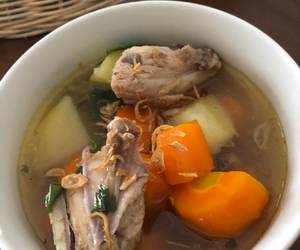 Resep Mudah Sop ayam kampung Enak Sederhana