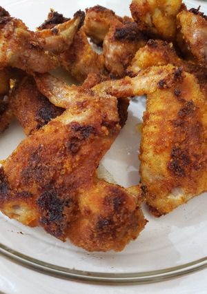 A picture of Crispy Chipotle-Garlic Baked Wings.
