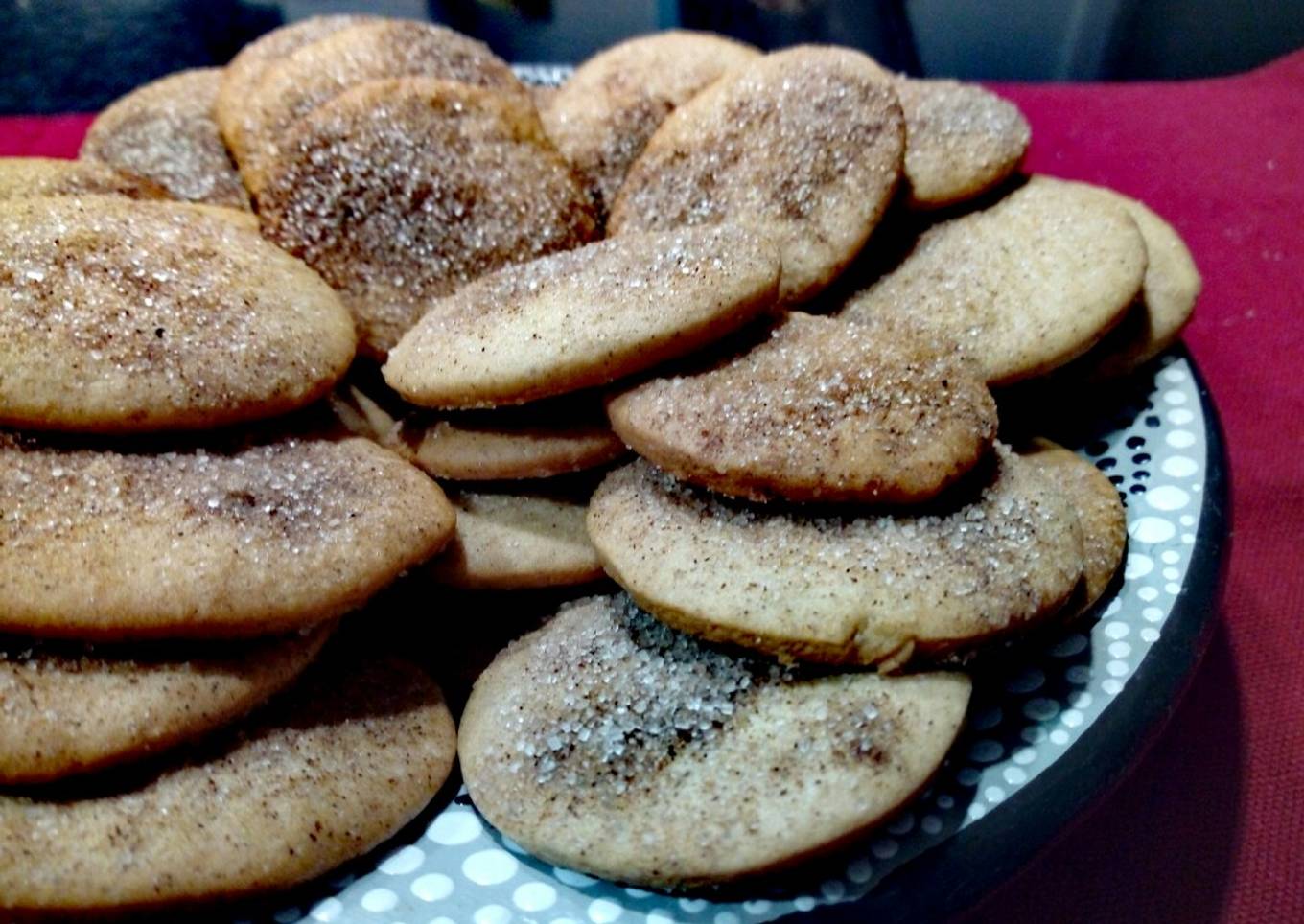 Galletas crujientes de canela