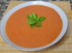 Una foto de Gazpacho a mi manera