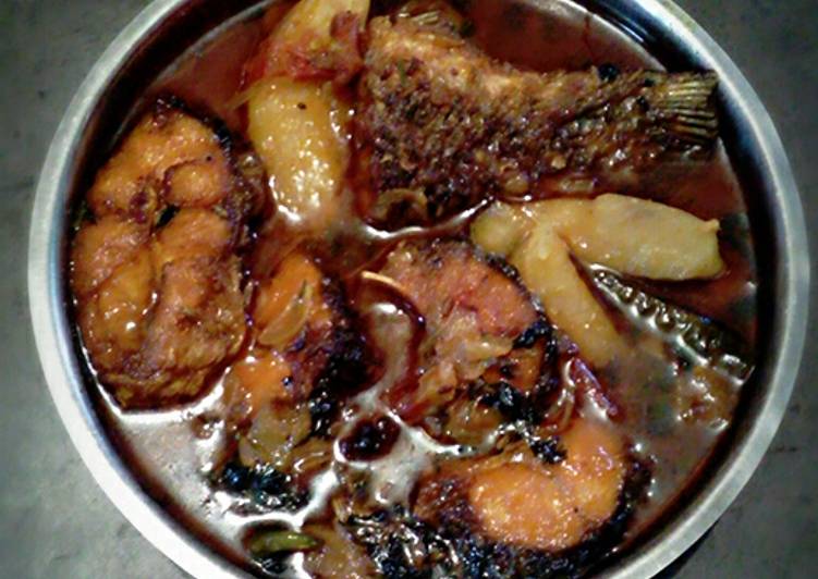 Recipe of Speedy Fish curry