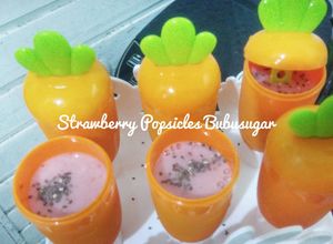 Foto resep Strawberry Popsicle With Chia Seed (bisa untuk Mpasi)