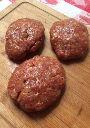 Una foto de Hamburguesa casera