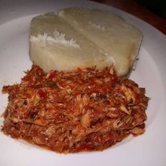 A picture of Boil Yam & Fish Sauce.