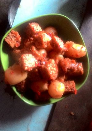 Foto resep Tempe&kentang balado