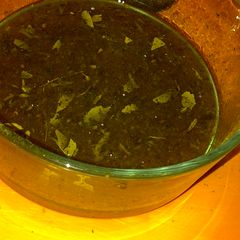 A picture of Greek marinade sauce.