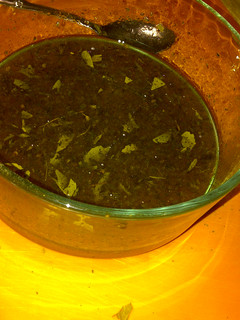 A picture of Greek marinade sauce.