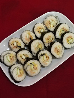 Foto resep Maguro Tamago Sushi Roll