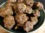 A picture of mini meatballs