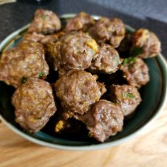 A picture of Mini Meatballs.