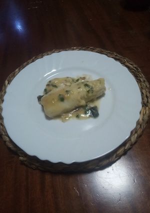 Una foto de Merluza en salsa verde