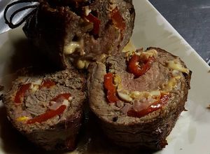 Una foto de Bife de chorizo relleno