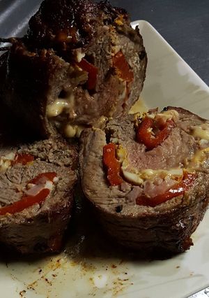 Una foto de Bife de chorizo relleno