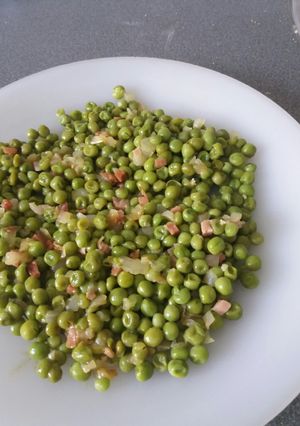 Una foto de Guisantes a la francesa