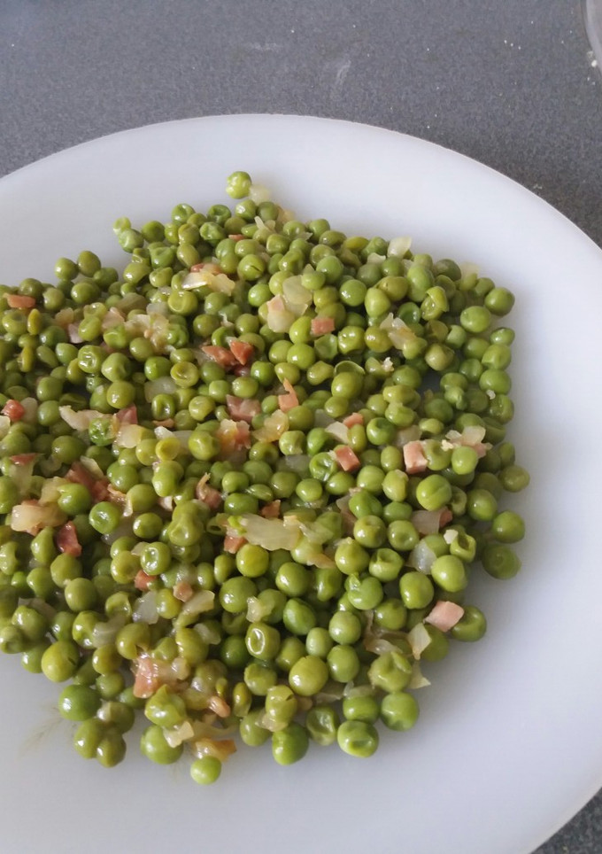 Una foto de Guisantes a la francesa