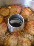 Pastel de berenjena y calabacín (horno milagro-cacerola horno-horno mágico)