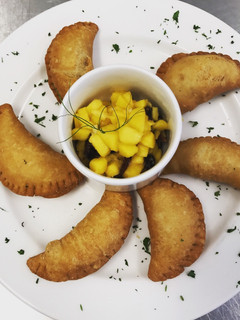 A picture of Pork Picadillo Empandas.