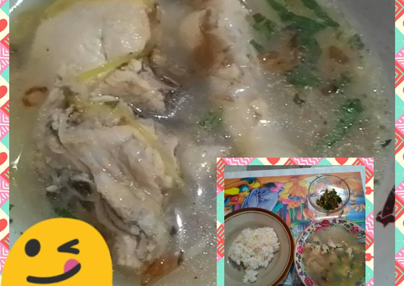 Sop Ayam Pak Min ala Bunda Lia no MSG