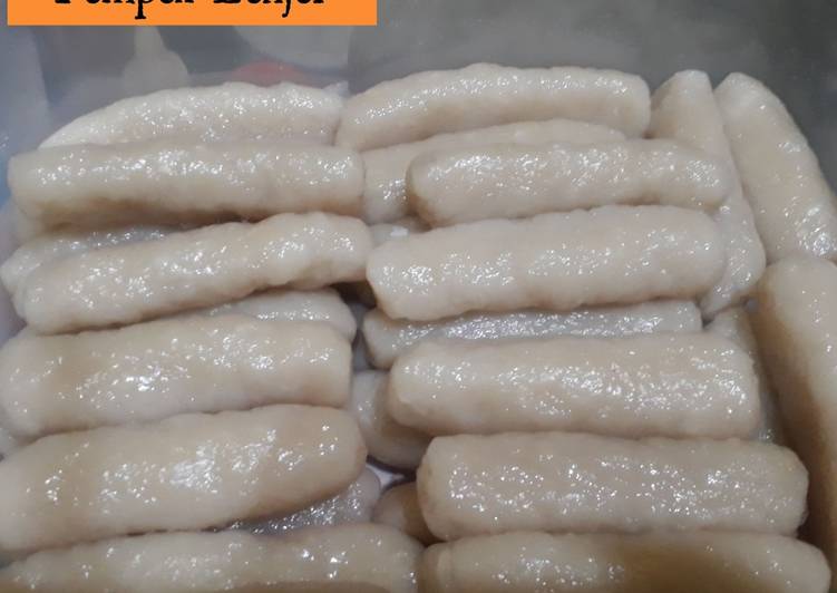 Langkah meracik Pempek Lenjer Palembang yang simpel