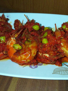 Foto resep Udang petai balado
