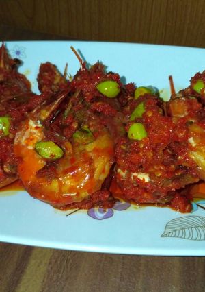 Foto resep Udang petai balado